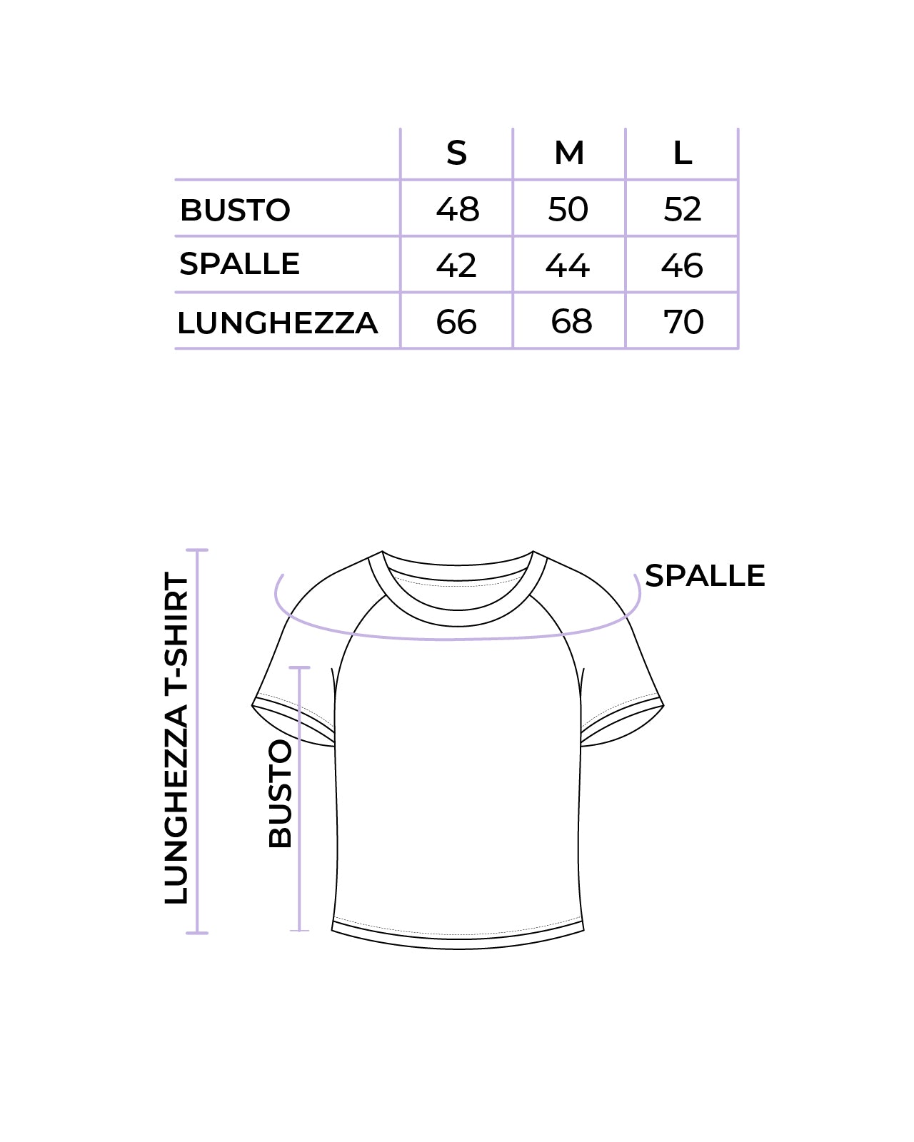 T-shirt Basic Lilla