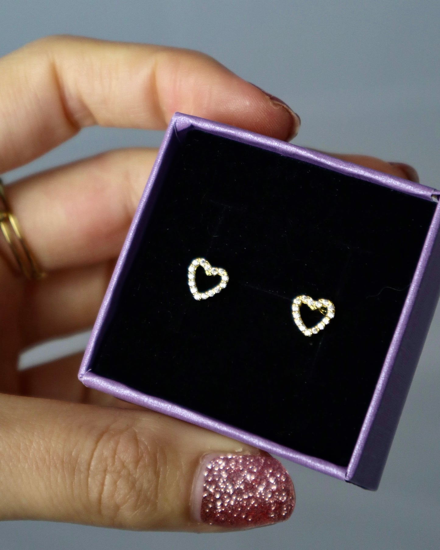 Orecchini Cuori Luce Argento 925