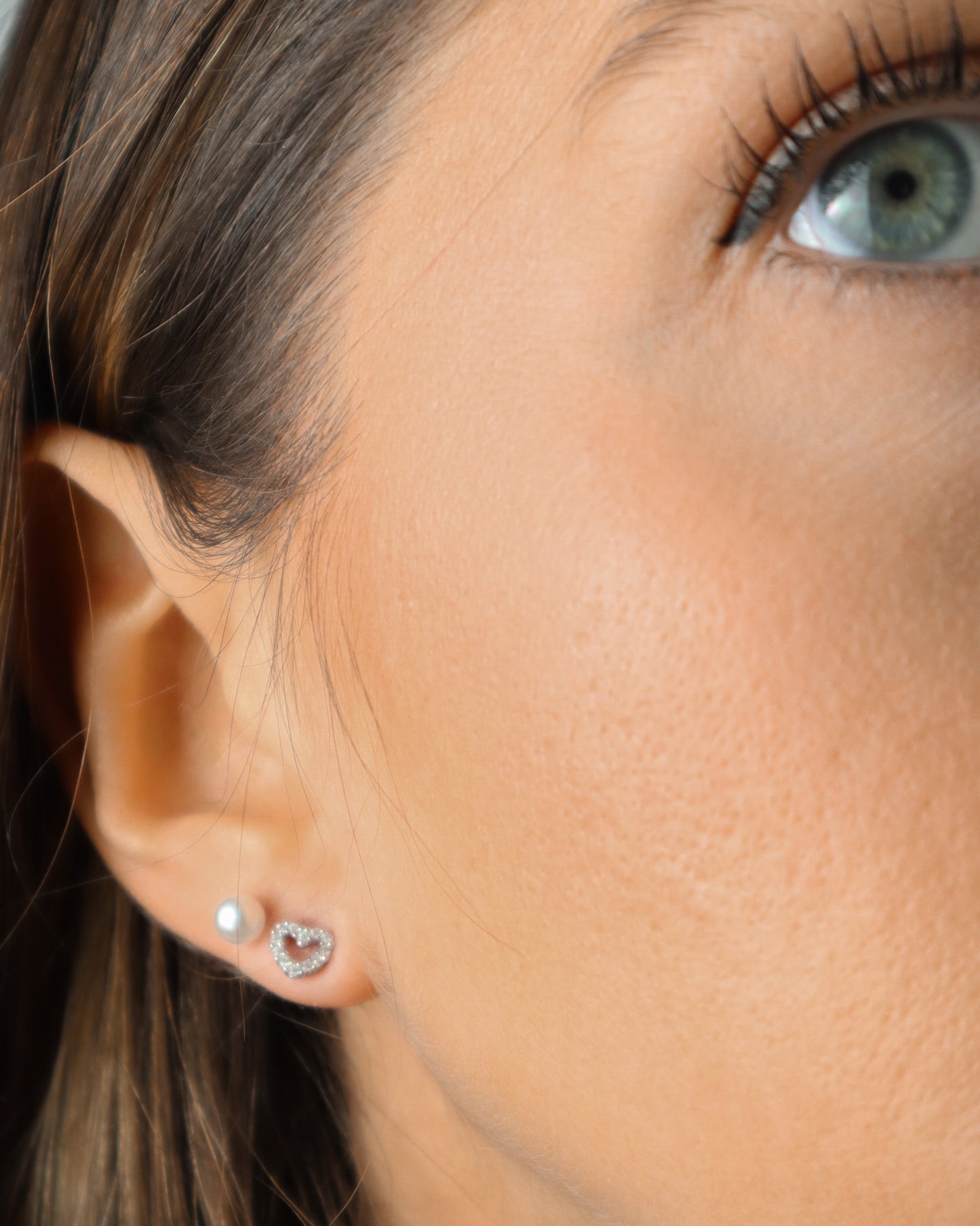 Orecchini Cuori Luce Argento 925