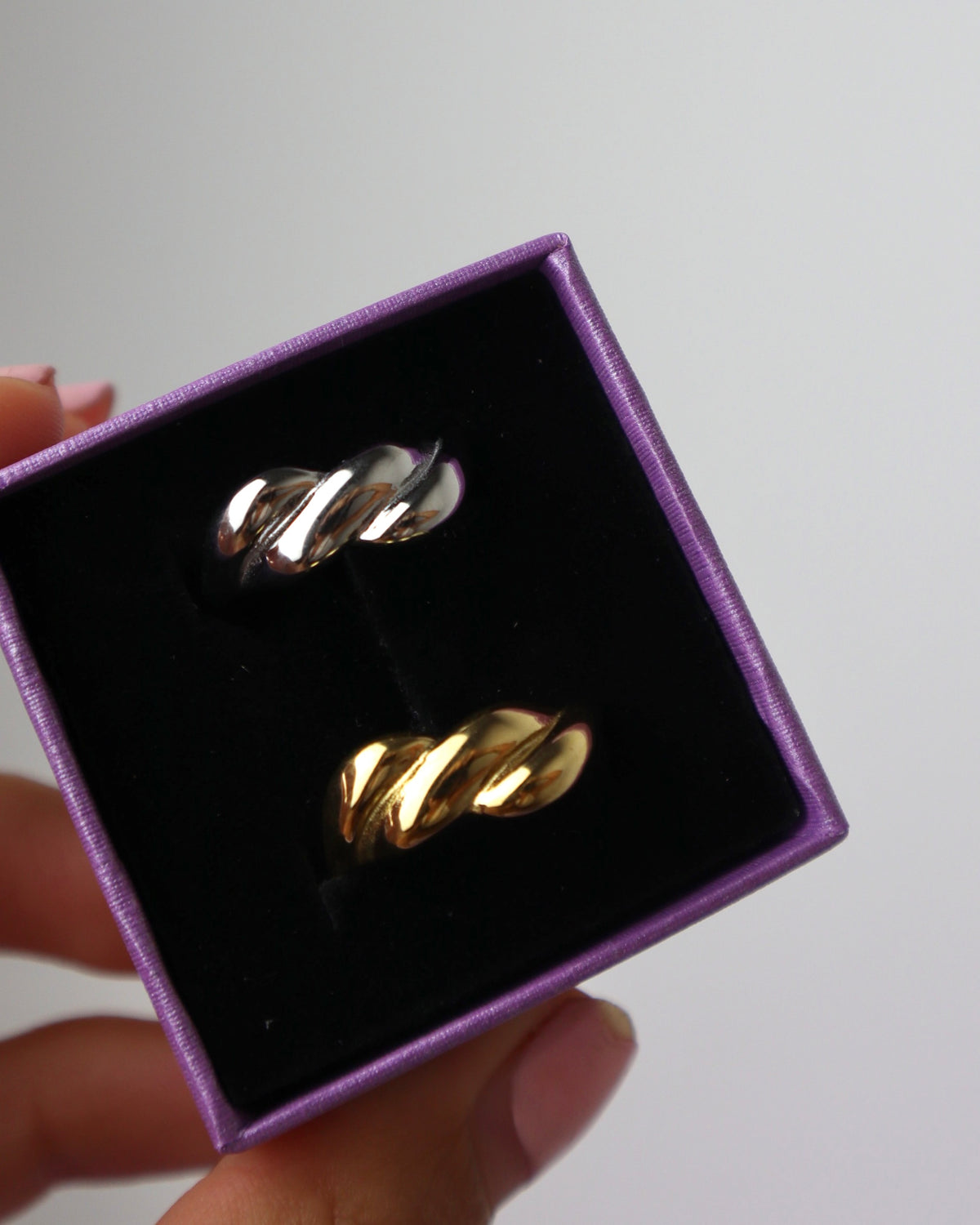 Anello Incrocio Bold
