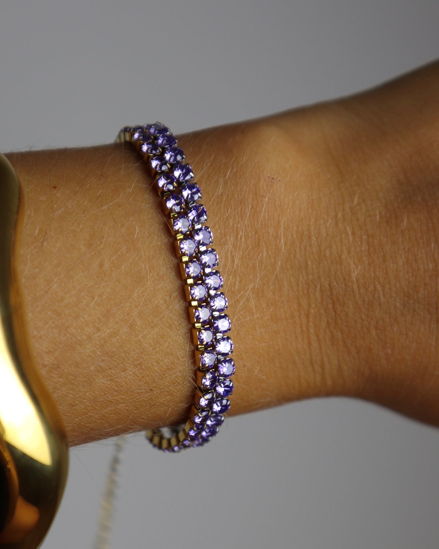 Bracciale Tennis Lilla