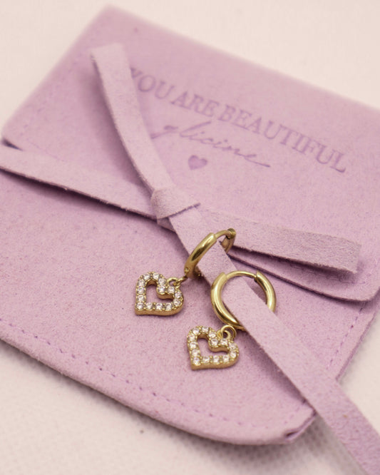 Orecchini Brillantini - Cuore, Stella, Farfalla, Goccia