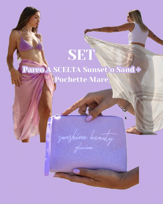 Set Mare 🌴 Pareo a scelta + Pochette