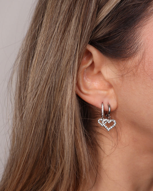 Orecchini Cuori Love