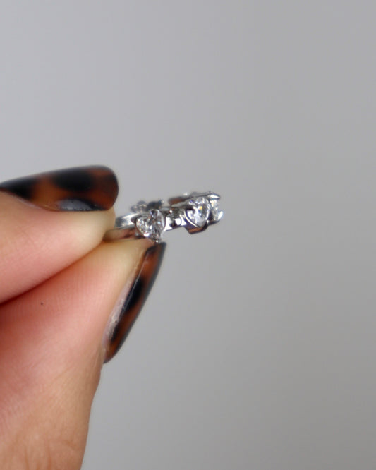 Earcuff Cuoricini Sparkle