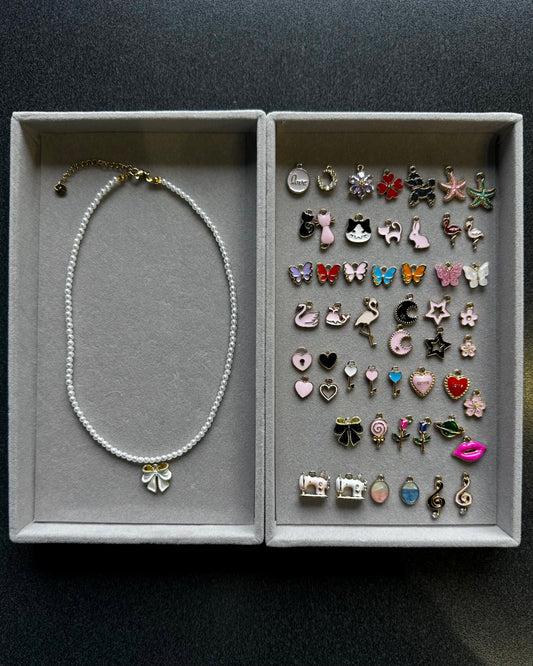 Collana Perle Charm personalizzato