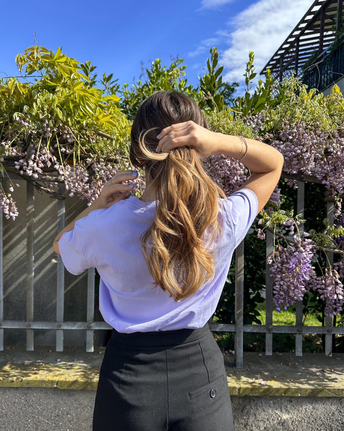 T-shirt Basic Lilla