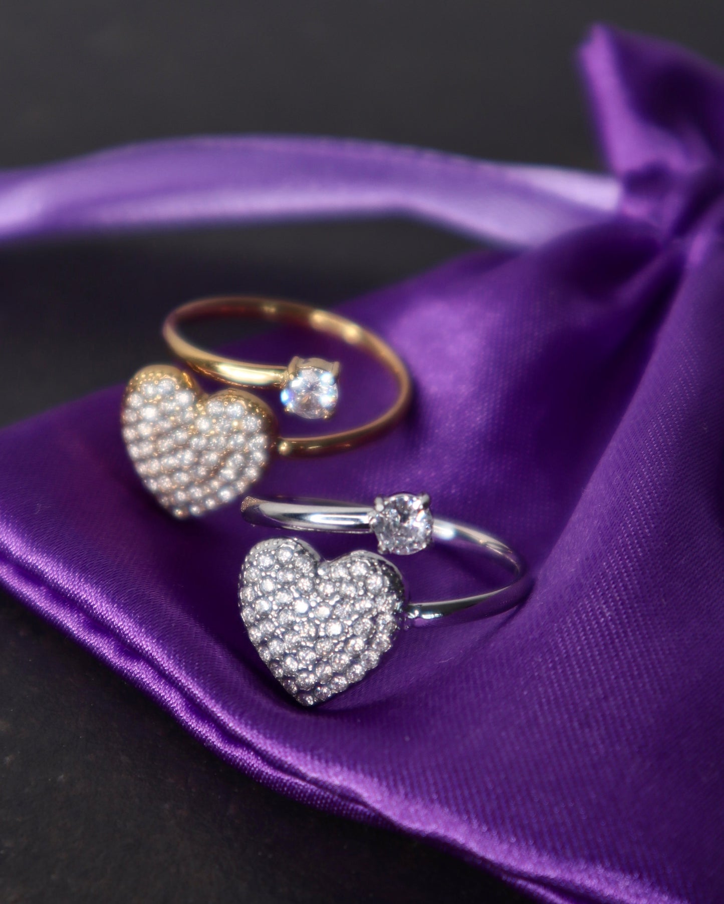 Anello Cuore Punto Luce