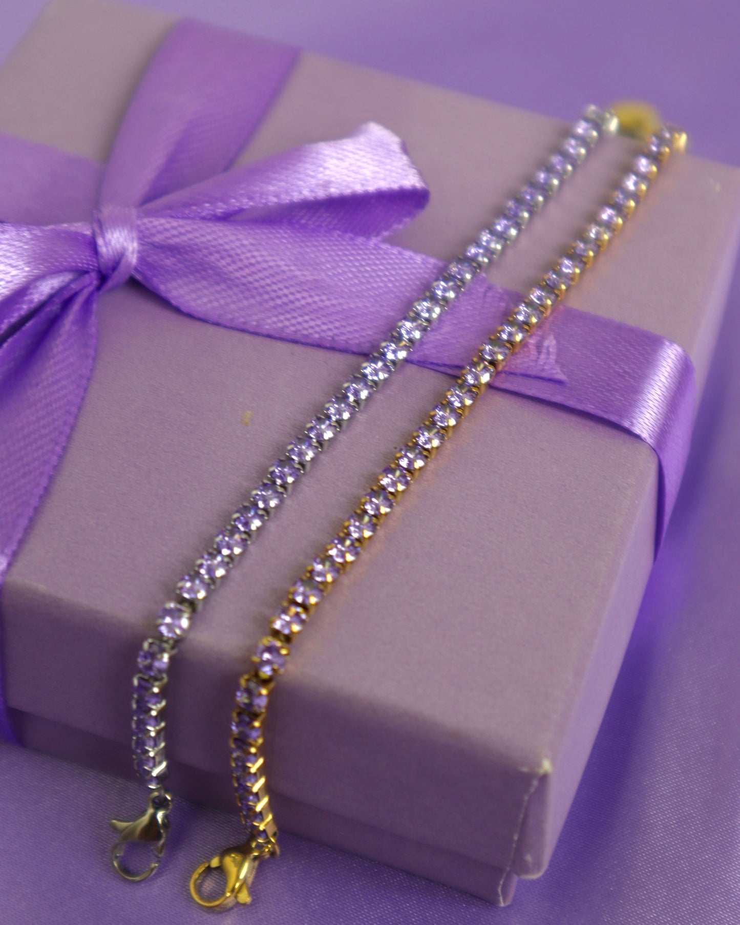 Bracciale Tennis Lilla