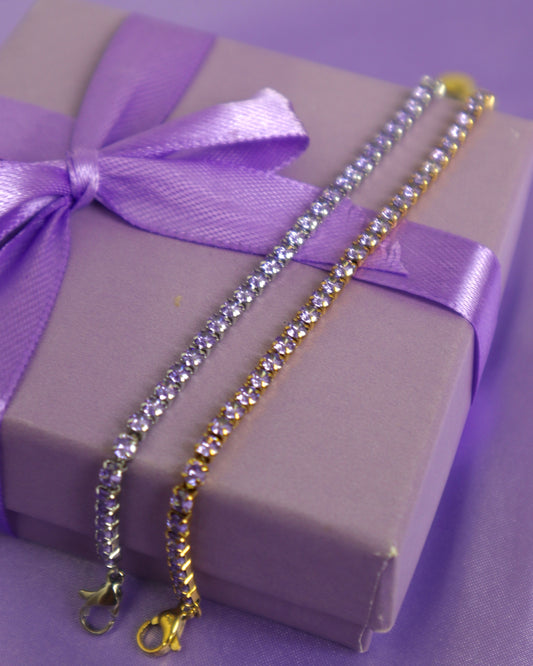 Bracciale Tennis Lilla