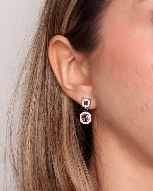 Orecchini Elegance Lilla