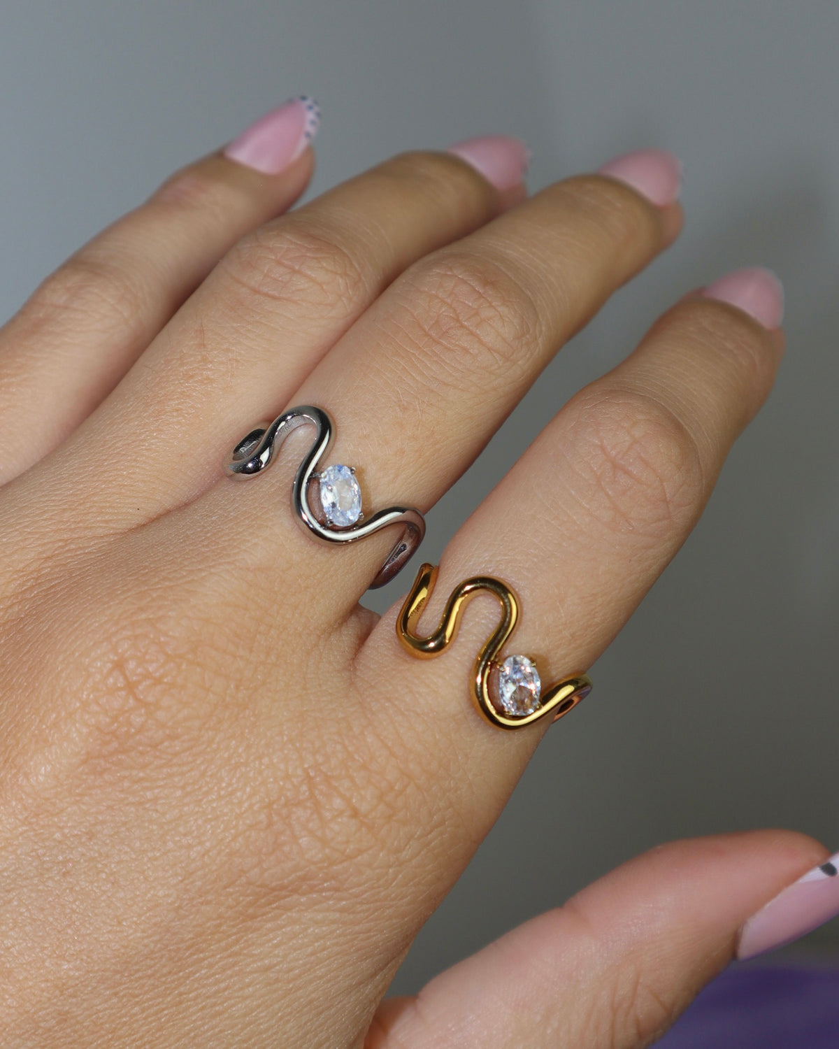 Anello Goccia Wave