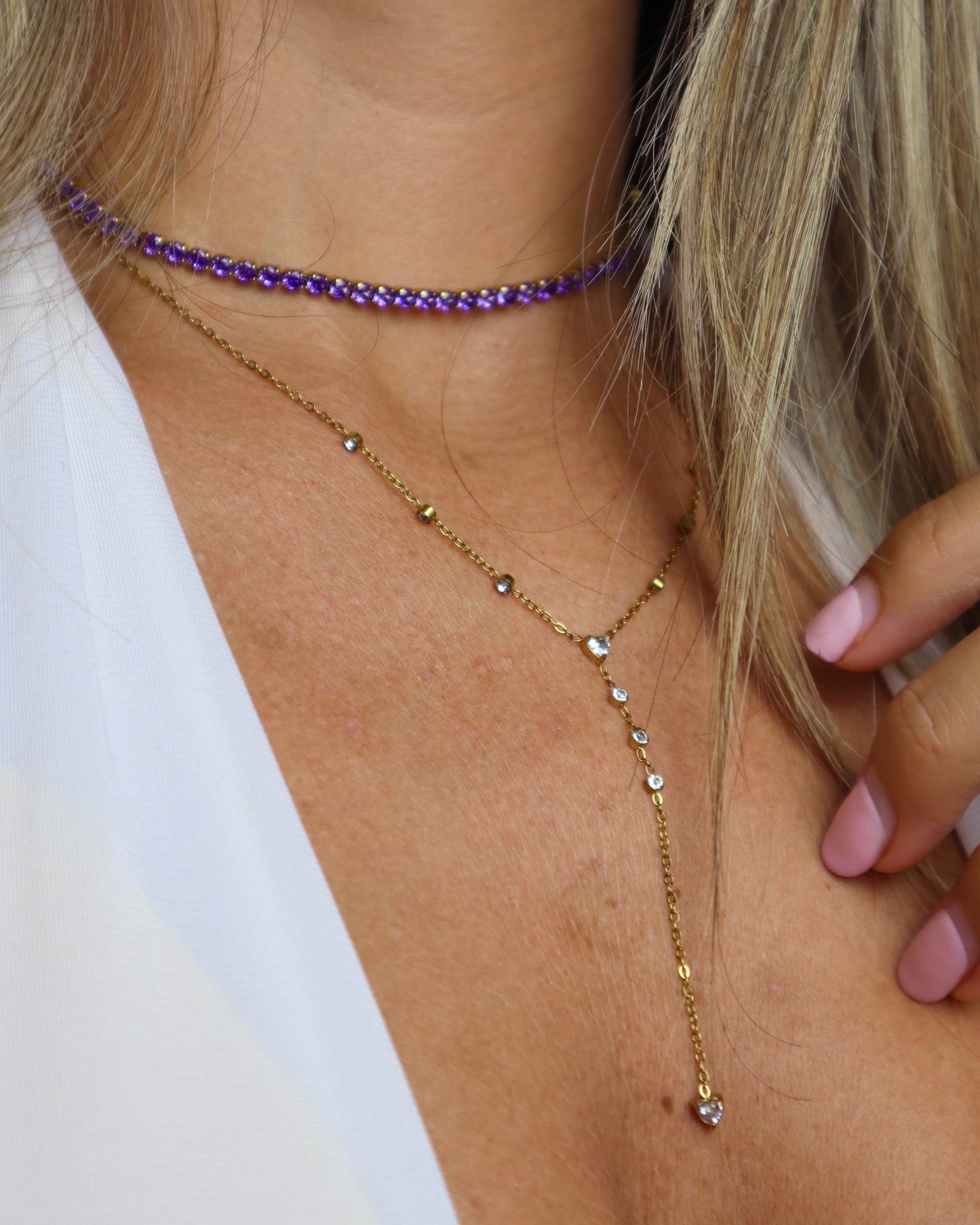 Collana Cascata Luce