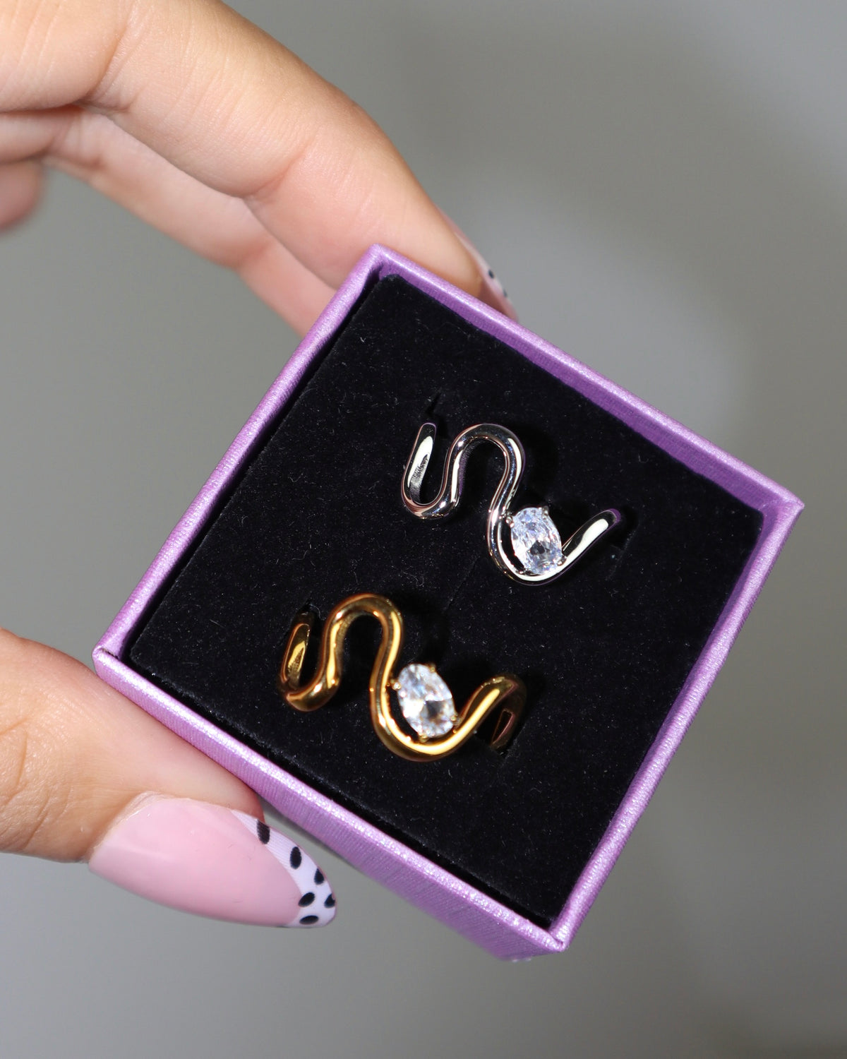Anello Goccia Wave