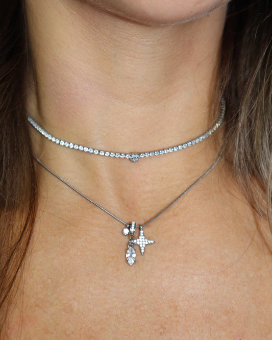 Collana Choker Heart