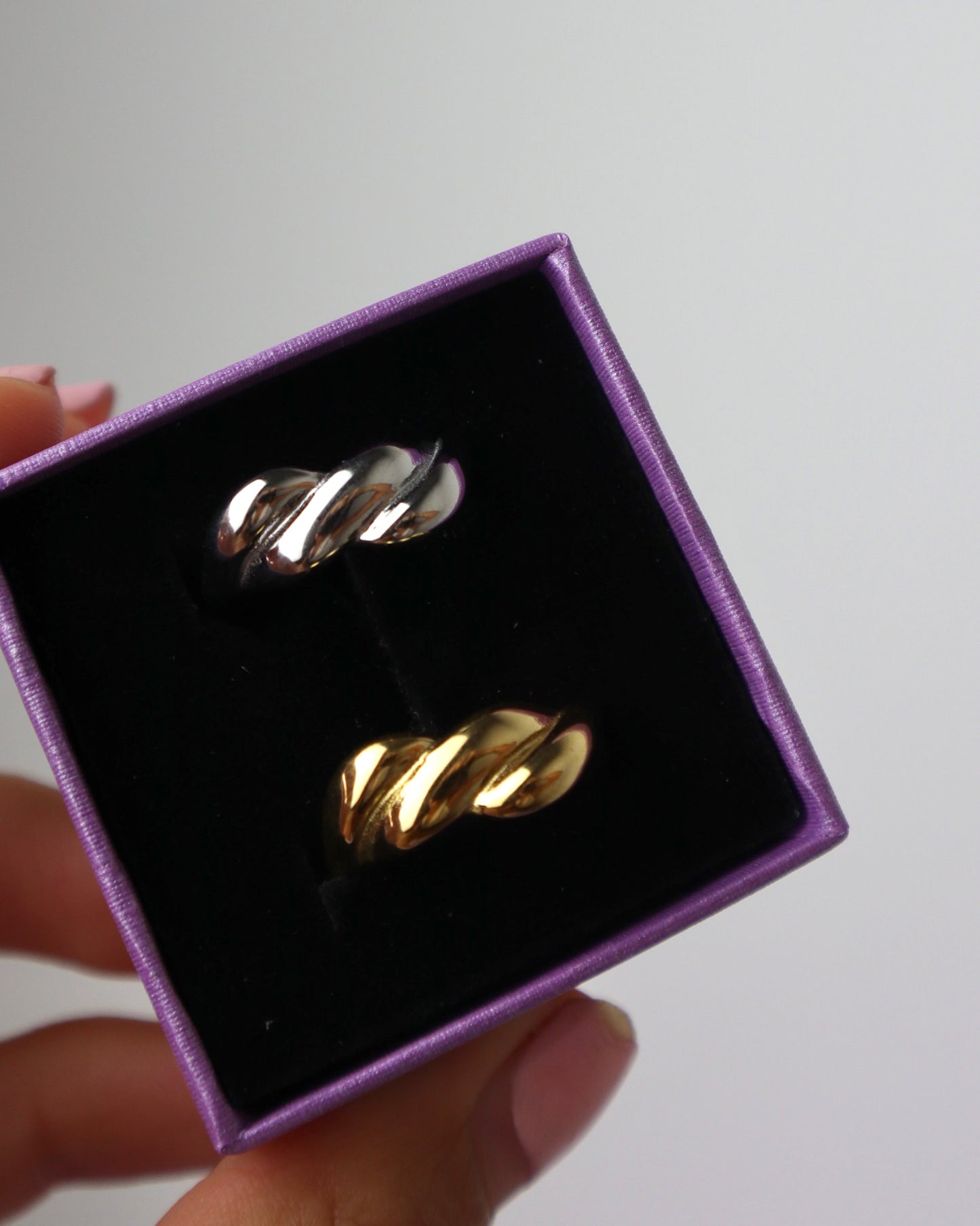 Anello Incrocio Bold