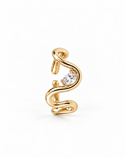 Anello Goccia Wave