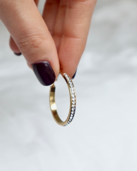 Orecchini Cerchio Sparkle