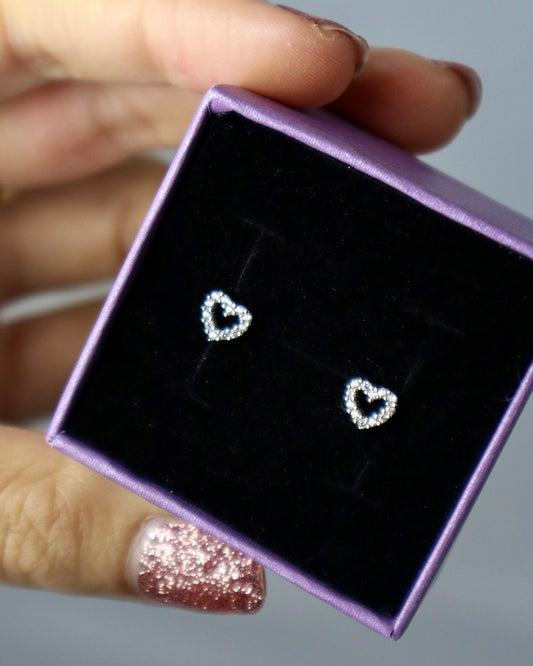 Orecchini Cuori Luce Argento 925