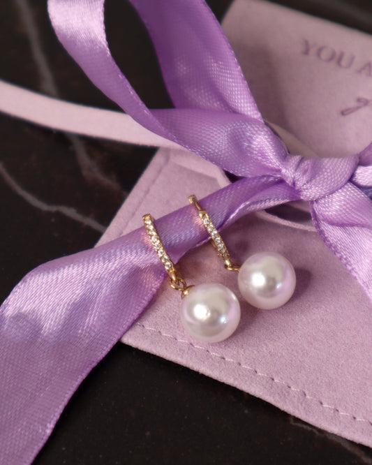 Orecchini Perle Circle